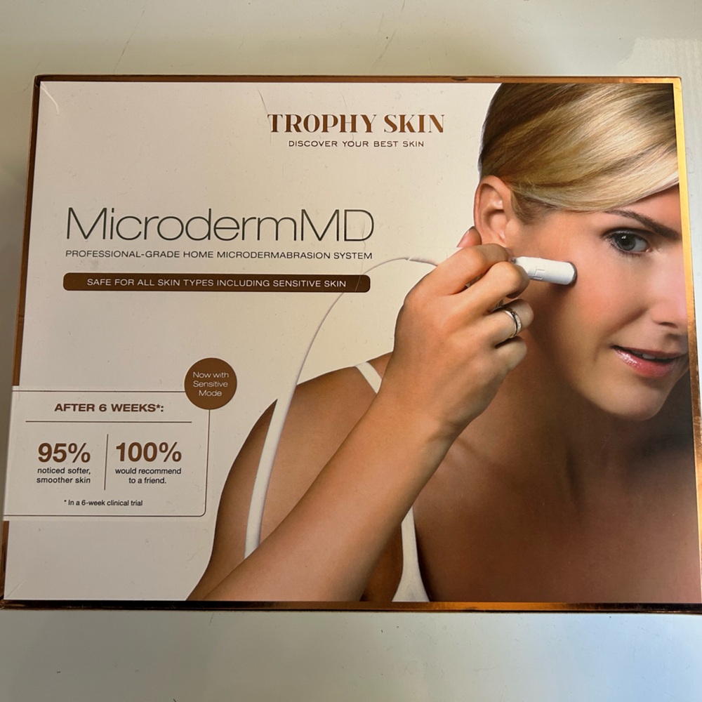 Trophy Skin MicrodermMD Professional Grade At Home Microdermabrasion System New